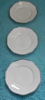 3 antieke porseleinen Pirkenhammer borden model Carlsbad, Ophalen of Verzenden