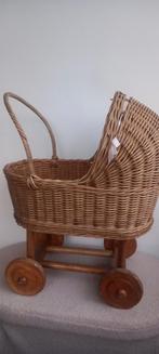 Rieten Poppenwagen Vintage, Ophalen