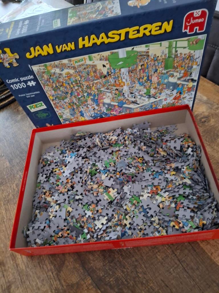Jan van Haasteren Puzzel - Poiesz Editie, Ophalen of Verzenden, 500 t/m 1500 stukjes, Zo goed als nieuw, Legpuzzel