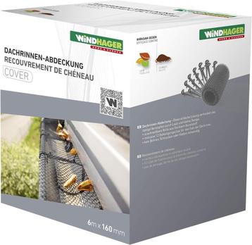 Dakgootafdekking incl. bevestigingsklemmen 600 cm x 16 cm beschikbaar voor biedingen