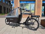 Wdehands elektrische Bakfietsnl Cargo Classic Long - zwart, Overige merken, 3 kinderen, Ophalen of Verzenden, Zo goed als nieuw