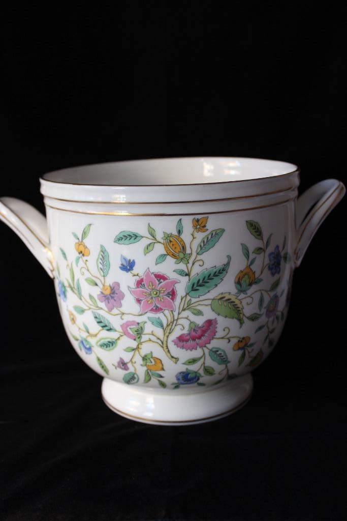 Vintage Minton Engeland Haddon Hall groot bloempot, Antiek en Kunst, Antiek | Porselein, Ophalen of Verzenden