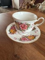 Vintage, Queen Anne Kop en Schotel - Engels Porselein, Ophalen of Verzenden