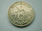 Belgie.  50 Francs - 1935, Verzenden, België, Losse munt, Zilver