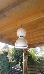 12x Industriele Hanglamp Holophane Luminaire Prismalume P2, Ophalen, 50 tot 75 cm, Zo goed als nieuw, Glas