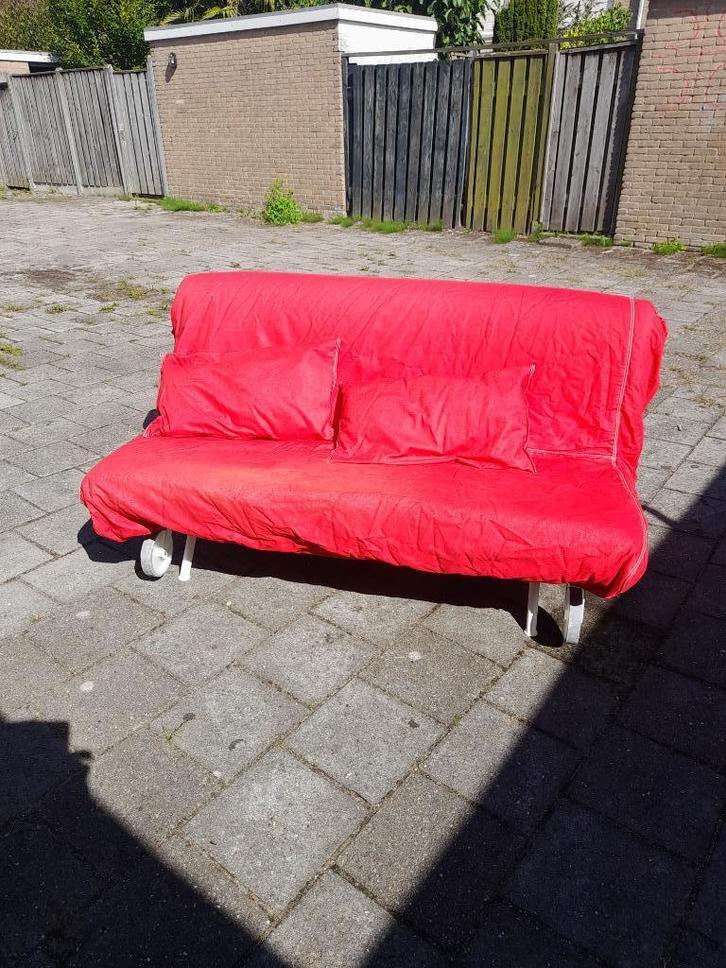 Slaapbank Ikea PS met 2 bijpassende kussens, Huis en Inrichting, Slaapkamer | Slaapbanken, Zo goed als nieuw, 160 cm, 200 cm, Tweepersoons