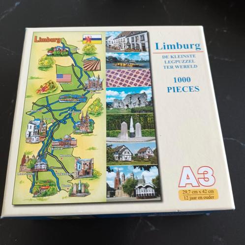 De kleinste legpuzzel ter wereld Limburg, Hobby en Vrije tijd, Denksport en Puzzels, Zo goed als nieuw, Legpuzzel, 500 t/m 1500 stukjes