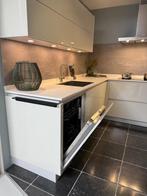 Duitse showroomkeuken hoogglans wit, Ophalen, Wit, Zo goed als nieuw, Greeploos