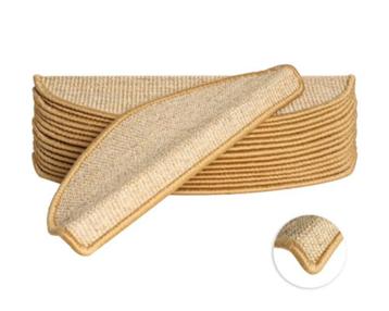26x Sisal trapmatten halve maantjes 20 x 56 cm beschikbaar voor biedingen