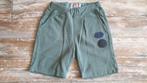 Petrol sweatshort maat 128, Broek, Petrol, Ophalen of Verzenden, Zo goed als nieuw