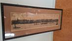 Rotterdam Maas oud ets gravure, Antiek en Kunst, Kunst | Etsen en Gravures, Ophalen of Verzenden