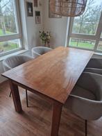 Mooie houten eet tafel, Ophalen, Rechthoekig, 75 cm of meer, 60 cm of meer