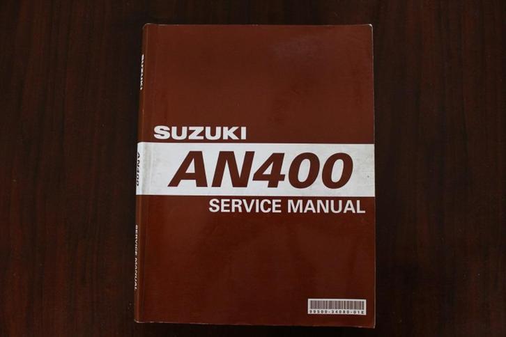 Suzuki AN400 K3 2003 scooter workshop manual AN 400, Motoren, Handleidingen en Instructieboekjes, Suzuki, Ophalen of Verzenden