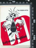 Sticker: Lelystads Dagblad, Verzamelen, Ophalen of Verzenden, Zo goed als nieuw, Bedrijf of Vereniging