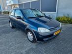 Opel Corsa 1.2-16V 3-Drs Bj: 2002 NAP!, Auto's, Voorwielaandrijving, 450 kg, Gebruikt, Blauw