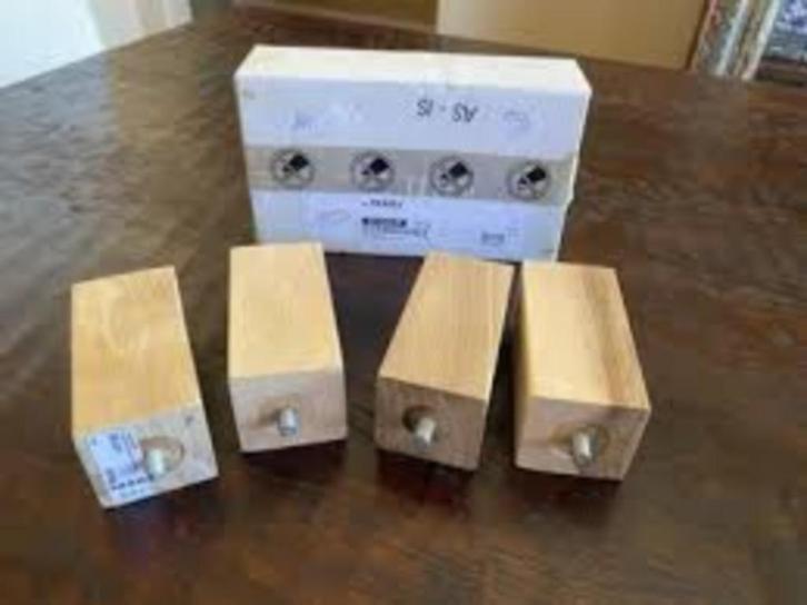 Ikea Träby houten poten; 3 dozen á 4 stuks, Huis en Inrichting, Kasten | Overige, Nieuw, Ophalen of Verzenden