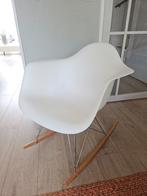 Eames Schommelstoel Replica - Vintage Stijl, Huis en Inrichting, Stoelen, Gebruikt, Wit, Vintage, Ophalen of Verzenden