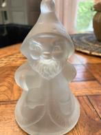 Vintage GOEBEL frosted glass Kerstman met bel, Antiek en Kunst, Antiek | Glas en Kristal, Ophalen of Verzenden