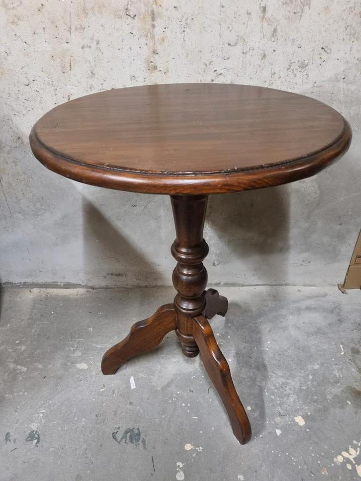 Vintage Rond Tafeltje, Antiek en Kunst, Antiek | Meubels | Tafels, Ophalen