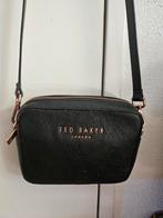 Zwarte Ted Baker Leren Tas, Sieraden, Tassen en Uiterlijk, Ophalen of Verzenden, Gebruikt, Zwart, Handtas