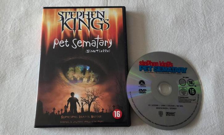 Stephen King Pet Sematary Dvd Horror, Cd's en Dvd's, Dvd's | Horror, Zo goed als nieuw, Slasher, Vanaf 16 jaar, Ophalen of Verzenden