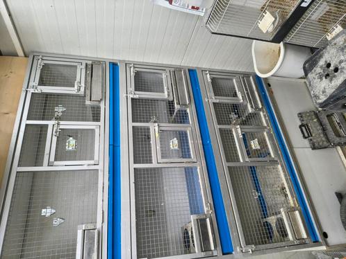 3x 120x40x50, Dieren en Toebehoren, Vogels | Hokken en Kooien, Zo goed als nieuw, Broedkooi of Kweekkooi, Aluminium, Ophalen