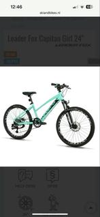 Meisjes fiets mountainbike 24 “ Leader Fox mintgroen, Ophalen, Handrem, Leader Fox, Gebruikt