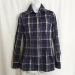 Coole blauw geruite blouse mt S merk Benetton, Kleding | Dames, Blauw, ., Ophalen of Verzenden, Zo goed als nieuw