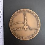 Herdenkingsmedaille opening nieuwe RAI in 1961, Ophalen of Verzenden, Overige materialen, Nederland