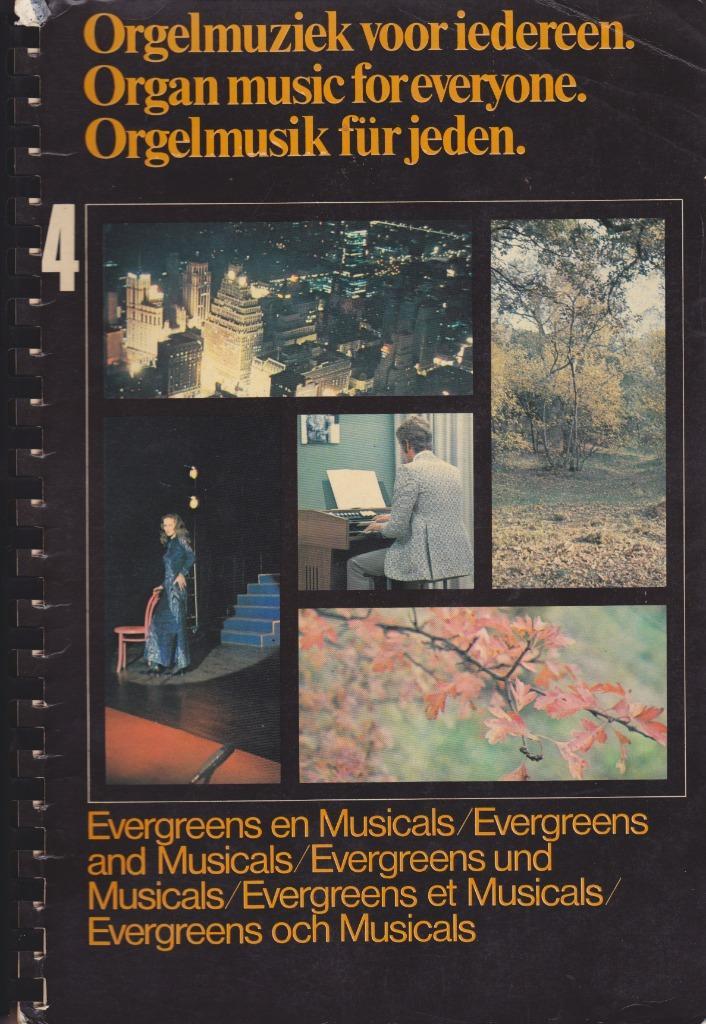 ORGELMUZIEK VOOR IEDEREEN - EVERGREENS - DEEL 4, Muziek en Instrumenten, Bladmuziek, Gebruikt, Artiest of Componist, Populair