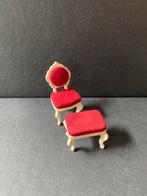 Lundby stoel en bankje, Verzamelen, Ophalen of Verzenden, Gebruikt, Poppenhuis