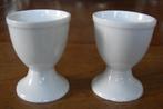 Antieke Vintage oude eierdopjes 2x. Met accentuerend randje., Antiek en Kunst, Antiek | Servies los, Ophalen of Verzenden