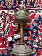 Antieke koperen lampen poot oudje, Antiek en Kunst, Ophalen