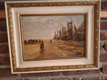 Schilderij Scheveningen . beschikbaar voor biedingen