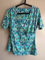 Bakery Ladies retro look top met zeilboten print | maat S M, Bakery ladies, Ophalen of Verzenden, Zo goed als nieuw, Korte mouw