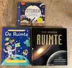 Drie kinder informatie boeken over de ruimte, Ophalen of Verzenden, Zo goed als nieuw, Non-fictie