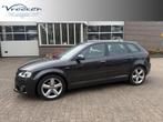 Audi A3 Sportback 1.4 TFSI Ambition Pro Line S automaat, Auto's, Audi, 65 €/maand, 125 pk, Gebruikt, Zwart