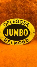Emaille bord Jumbo Helmond, Ophalen of Verzenden, Gebruikt, Reclamebord
