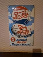 Pepsi Cola bord, Verzamelen, Ophalen of Verzenden, Gebruikt, Reclamebord