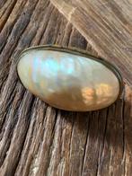 Antiek Parelmoer Ei Doosje trinket box, Ophalen of Verzenden