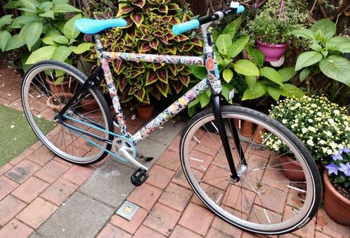 Naked bike stadsracer photobombstyle!, Fietsen en Brommers, Fietsen | Racefietsen, Gebruikt, Overige merken, Minder dan 10 versnellingen