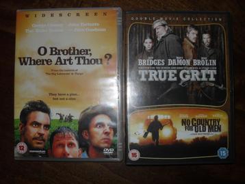 3 FILMS COEN BROERS. beschikbaar voor biedingen