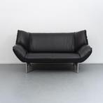 2x Leolux Tango 2 zits bank zwart leder (glad/soepel), Huis en Inrichting, Banken | Bankstellen, Niet ingevuld, Niet ingevuld