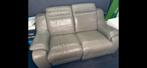 Elektrische Leren bank, Ophalen, Gebruikt, Tweepersoons, Rechte bank
