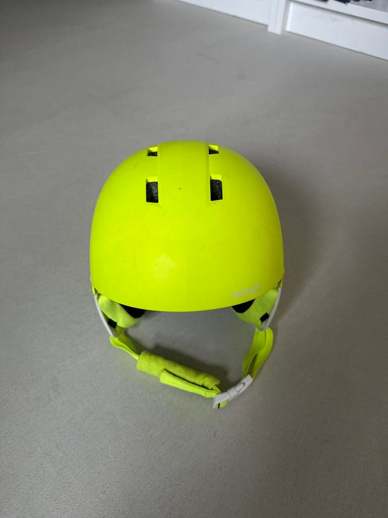 Wedze Ski helm kind - neon geel, Overige merken, Overige typen, Ophalen of Verzenden, Zo goed als nieuw