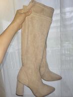 Beige imitatie suède laarzen maat 40, Ophalen of Verzenden, Zo goed als nieuw, Beige, Hoge laarzen