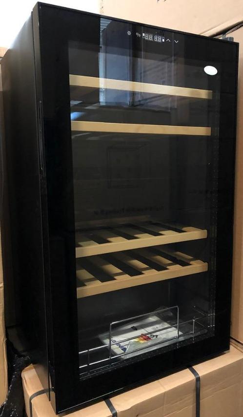 Wijnklimaatkast Glazen deur - 2 zones - 33 flessen., Huis en Inrichting, Woonaccessoires | Wijnrekken, Nieuw, 75 cm of meer, Overige materialen
