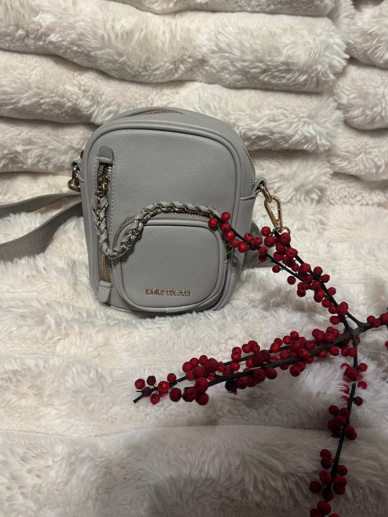 Carlo Colucci Draagtasje Creme, Ophalen of Verzenden, Zo goed als nieuw, Beige