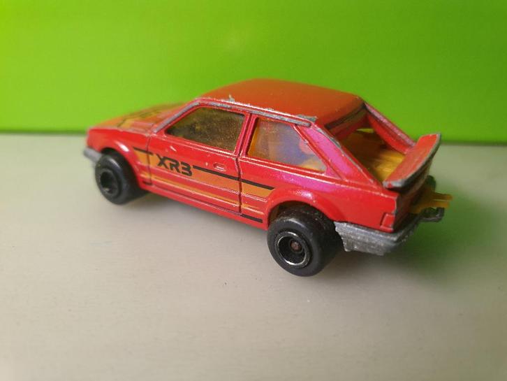 Majorette 212 - Ford Escort XR3 [oranje] 1/52, Hobby en Vrije tijd, Modelauto's | Overige schalen, Gebruikt, Auto, Ophalen of Verzenden