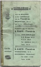 Flandria handleiding bediening onderhoud bromfiets, Gebruikt, Verzenden